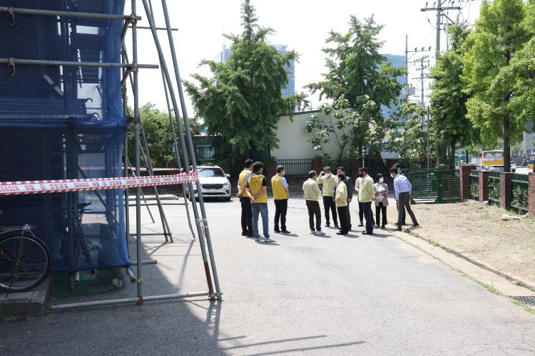 증산빗물펌프장 리모델링 공사현장 이미지